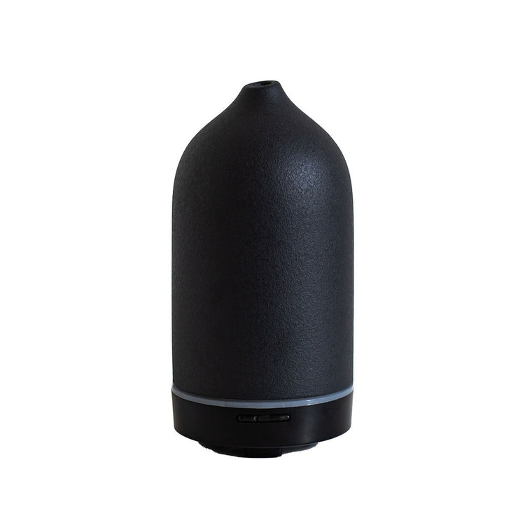 Ceramic Essential Oil Diffuser Diffusers Healingscents Black  