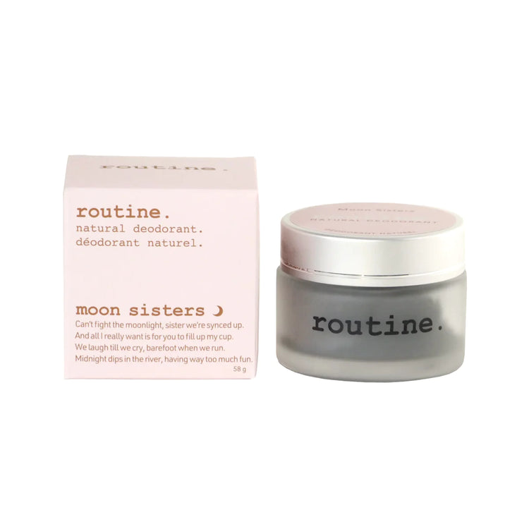 Routine Deodorant - Moon Sisters Charcoal, Magnesium & Prebiotics Deodorant Routine   