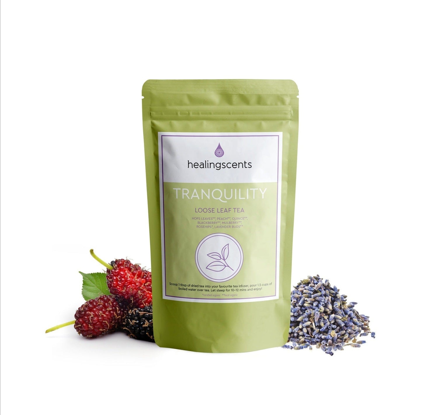 Tranquility Herbal Tea Wellness Healingscents   