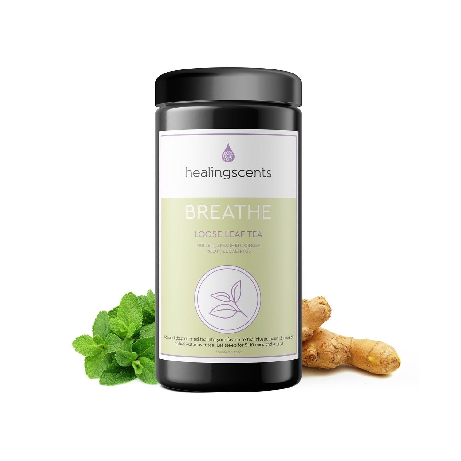 Breathe Herbal Tea Healing Teas Healingscents   