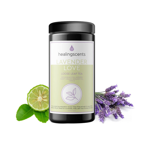 Lavender Love Earl Grey Tea Healing Teas Healingscents   